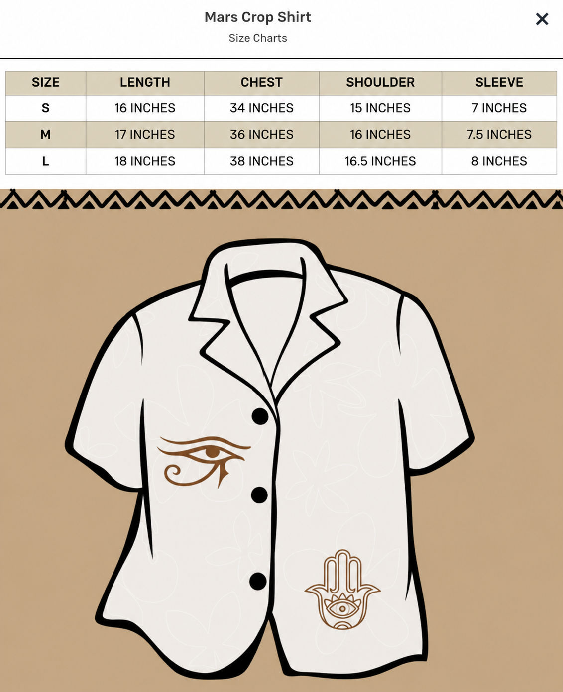 Mars Crop Shirt